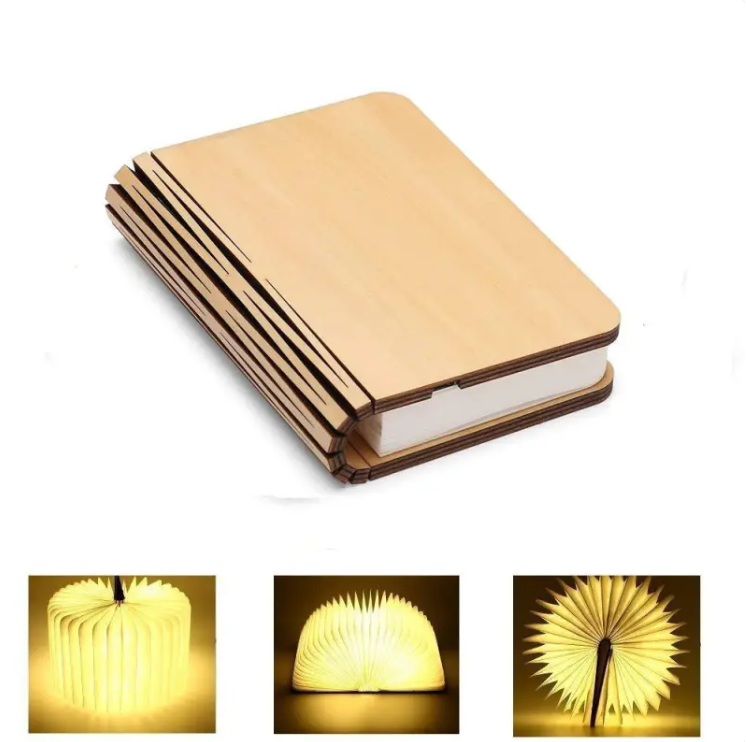 Bedroom Rechargeable Bedside Lamp Turning And Folding