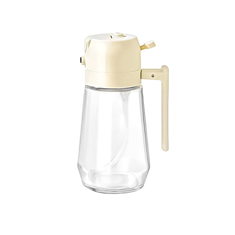 2-in-1 Glass Oil Sprayer and Condiment Bottle